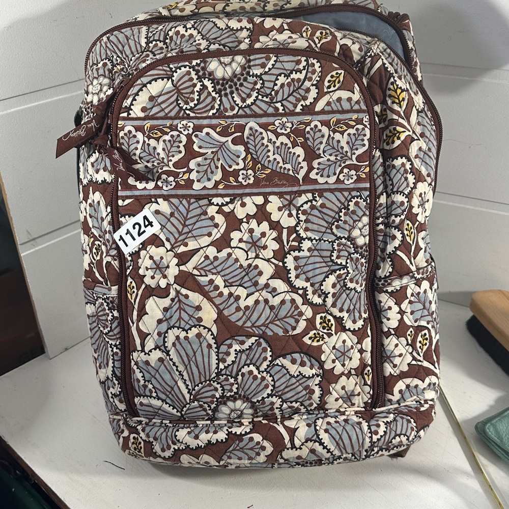 Vera Bradley backpack.  Blue floral “Slate Blooms “
